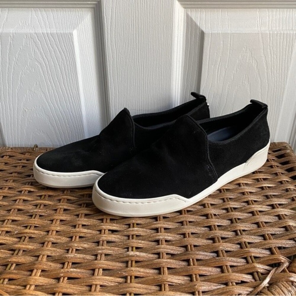Aquatalia Black Suede Sneakers - size 8m